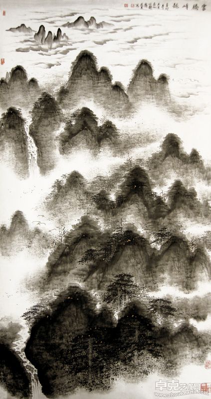 云腾峰起 180X96cm
