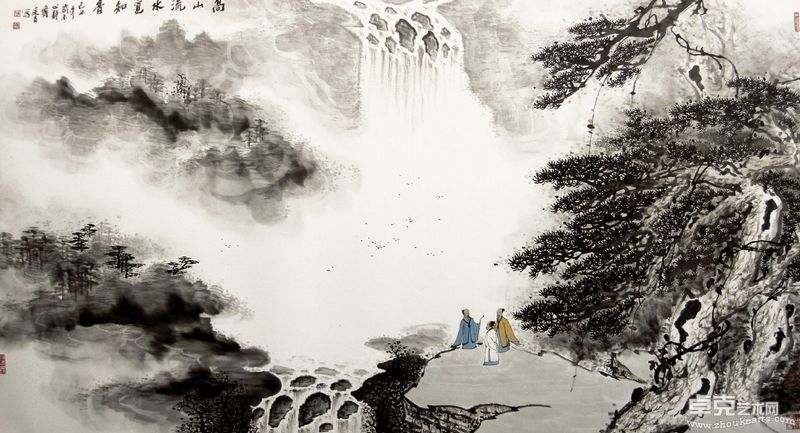 高山流水 180X96cm