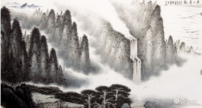 黄山奇观 180X96cm