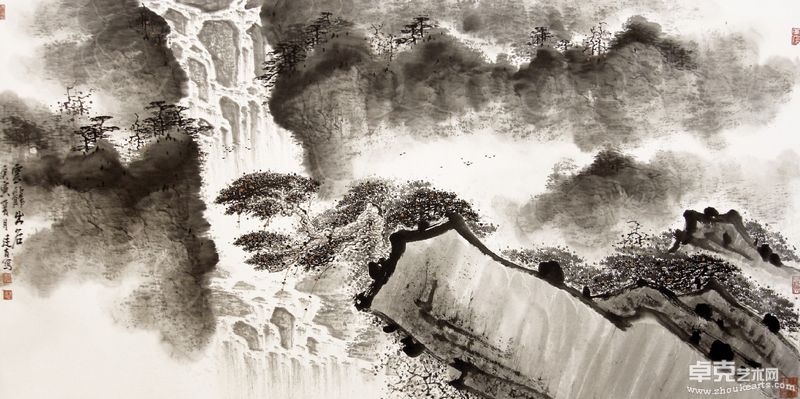 云龙出谷 137X68cm