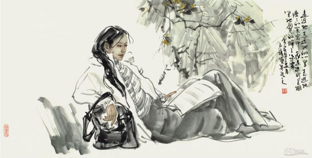 贺玉龙 春韵68X136cm