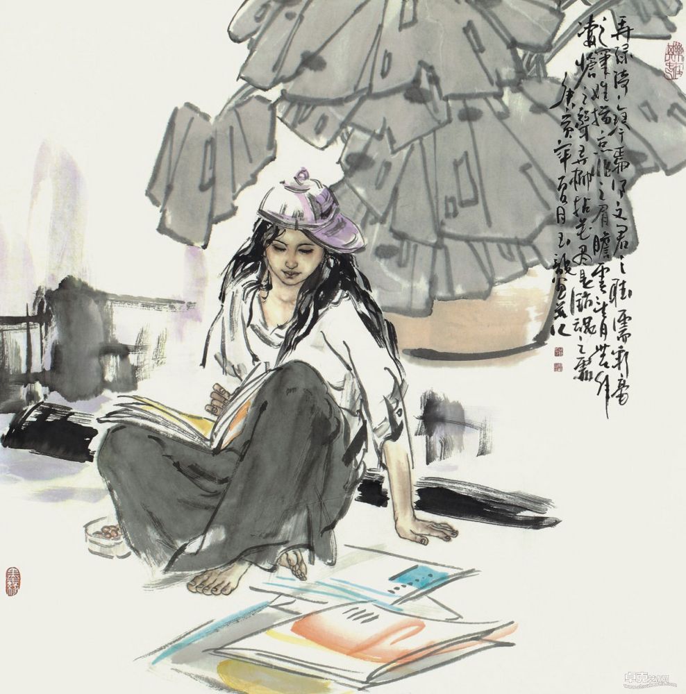 贺玉龙 思68X68cm
