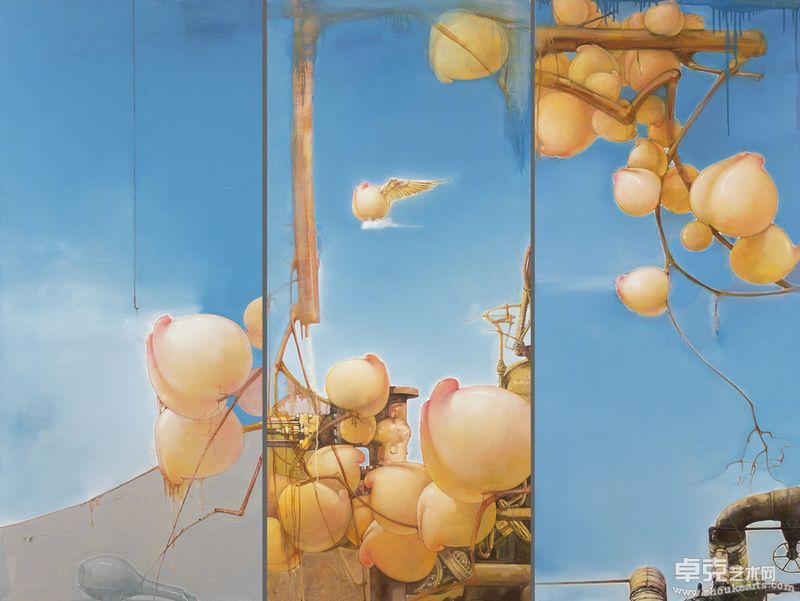 03桃源·空相NO1 160x70x3 油画(杨晖）