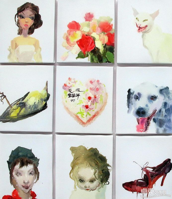 2010heart157 布面油彩 110cmX110cm
