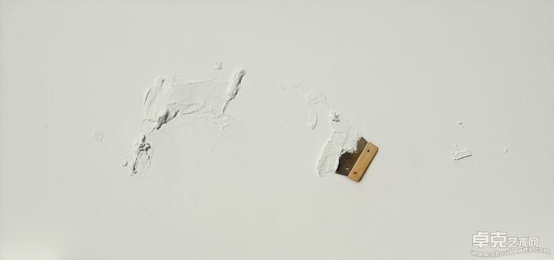 刮刀-No.2-90x190cm-综合材料-2007