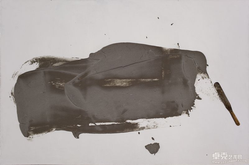 刮刀-No.4-130x195cm-综合材料-2010