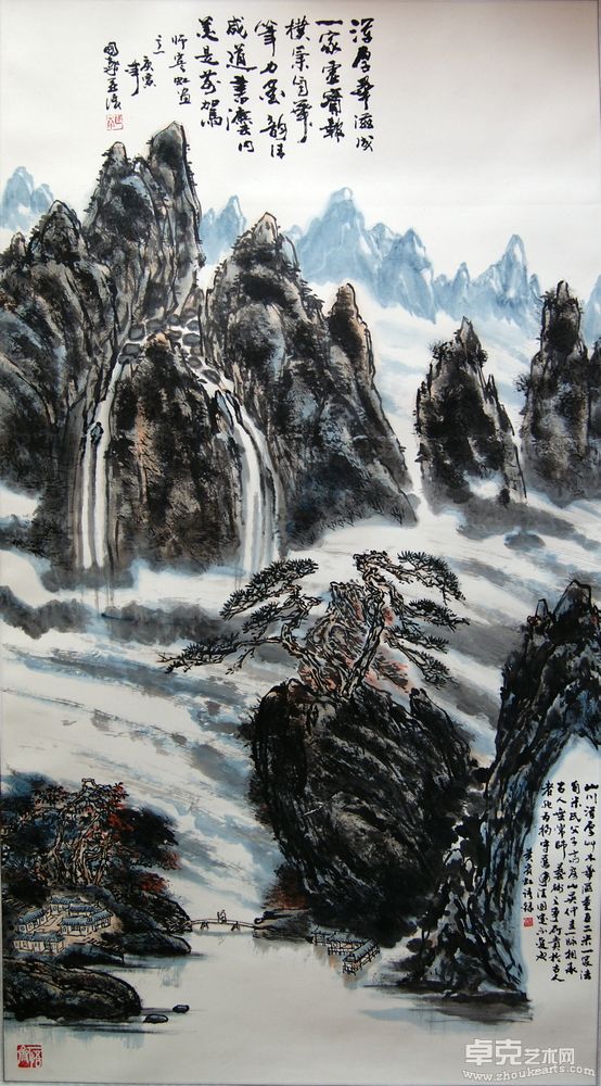 宾虹画意六尺