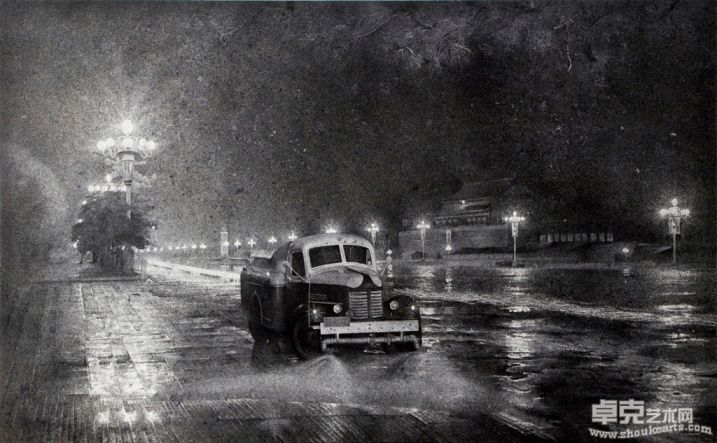 凌晨三點_250x400cm_香灰_2010