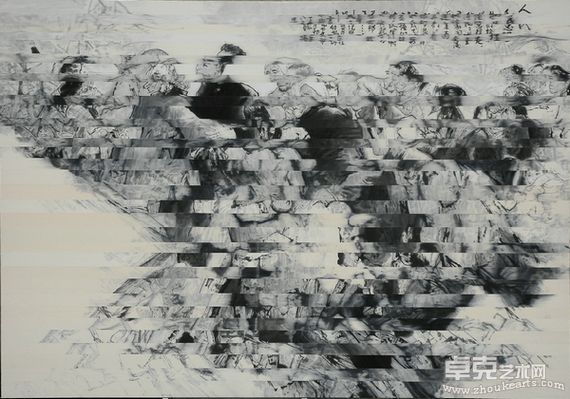 2007年   意在何处NO22  210x300cm材料：油画