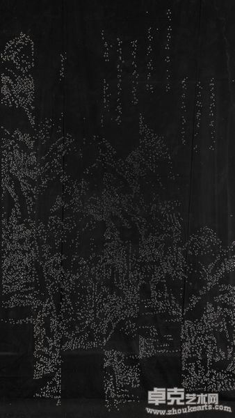 作品名称：视而不见-形移 NO1 创作年代：2008 尺寸：120X213CM材料：压克力　　雕刻