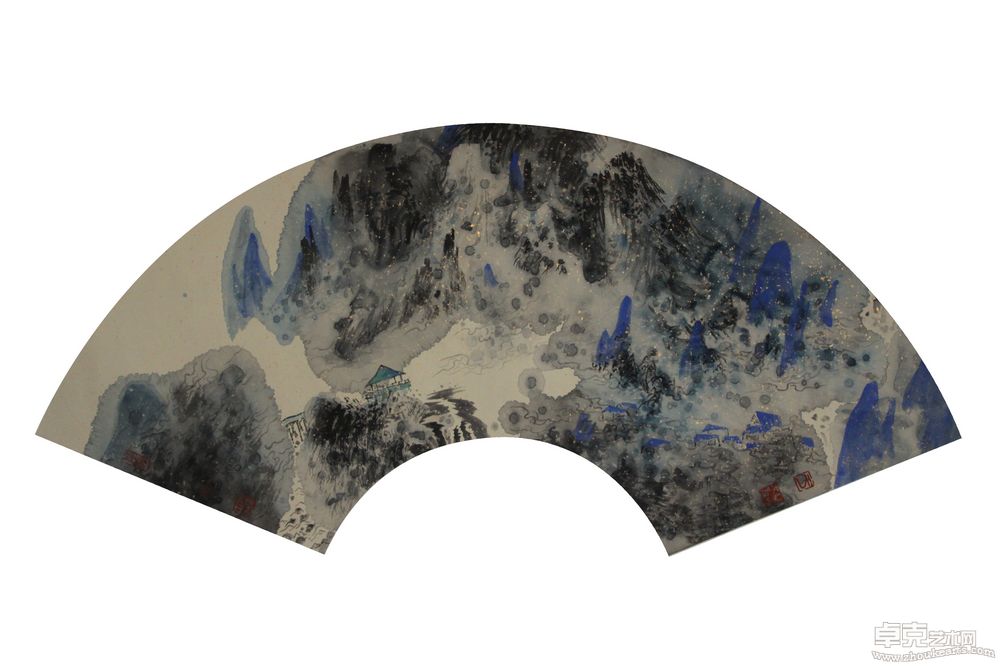 大扇面4136X68cm