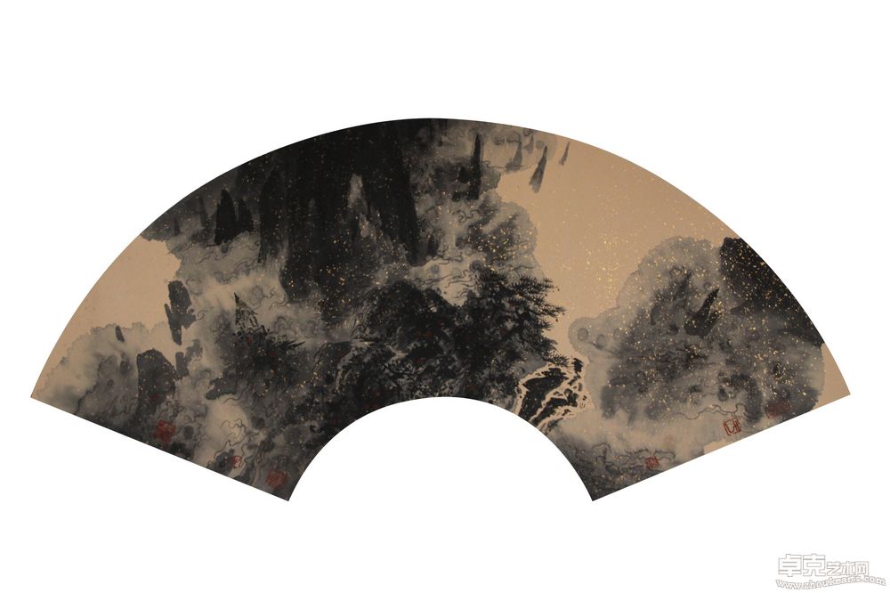大扇面6136X68cm