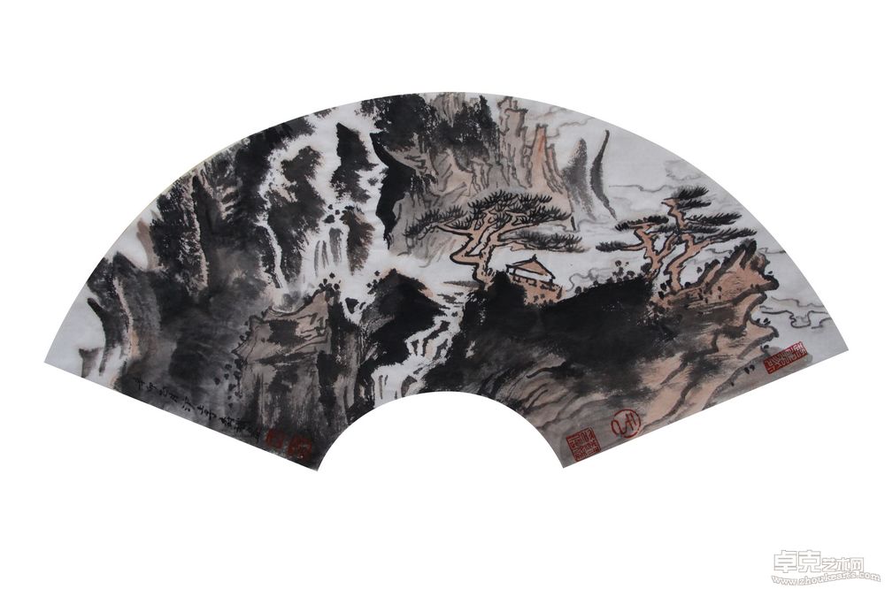 小扇面168X34cm