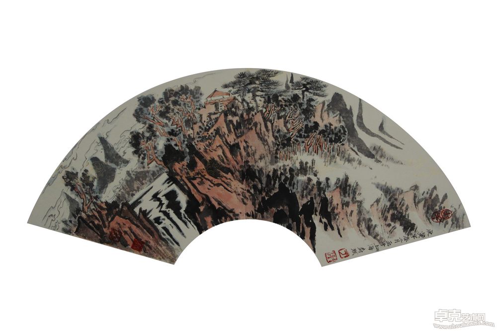 小扇面268X34cm