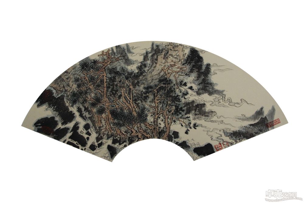 小扇面1368X34cm