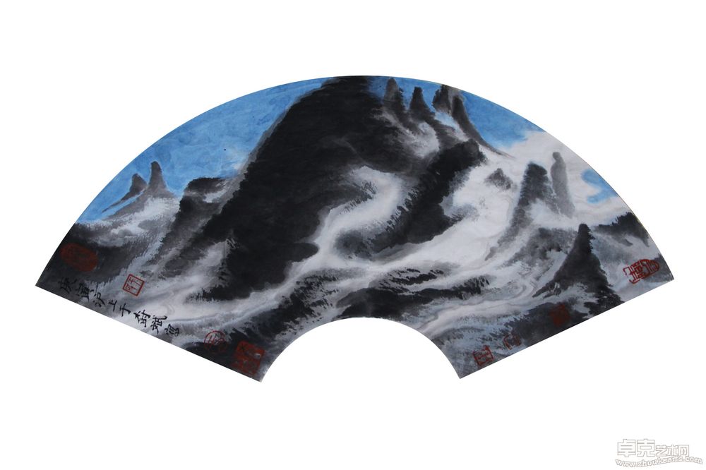 小扇面1468X34cm