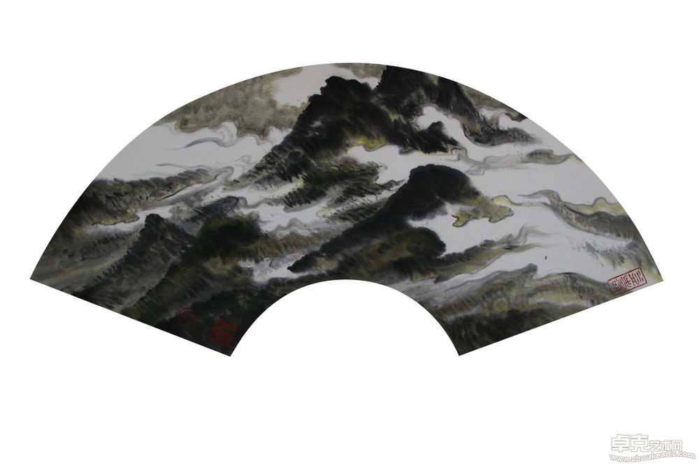 小扇面4068X34cm