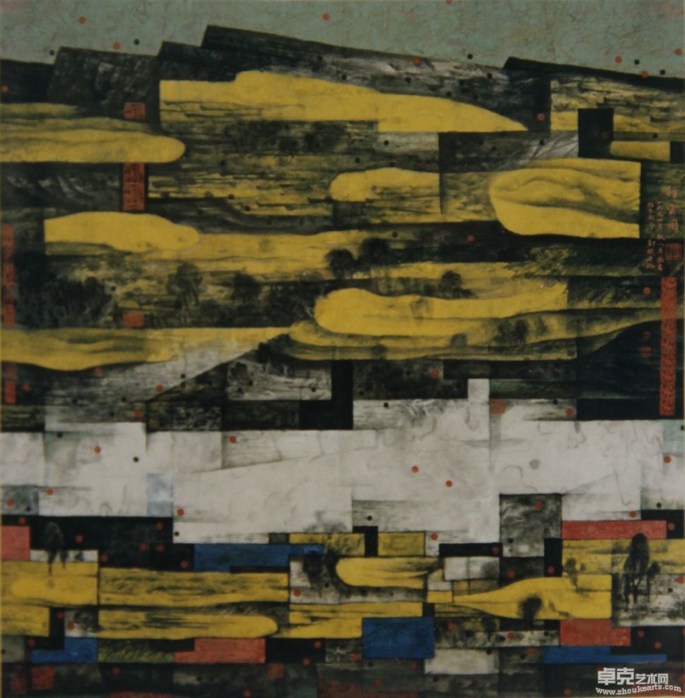 行云136X136cm