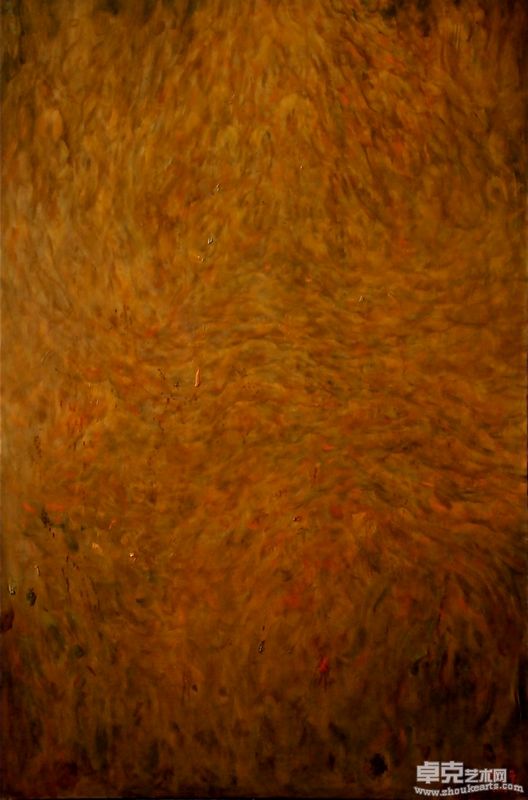郜少华，《道系列》之一，油画麻布，180x120cm