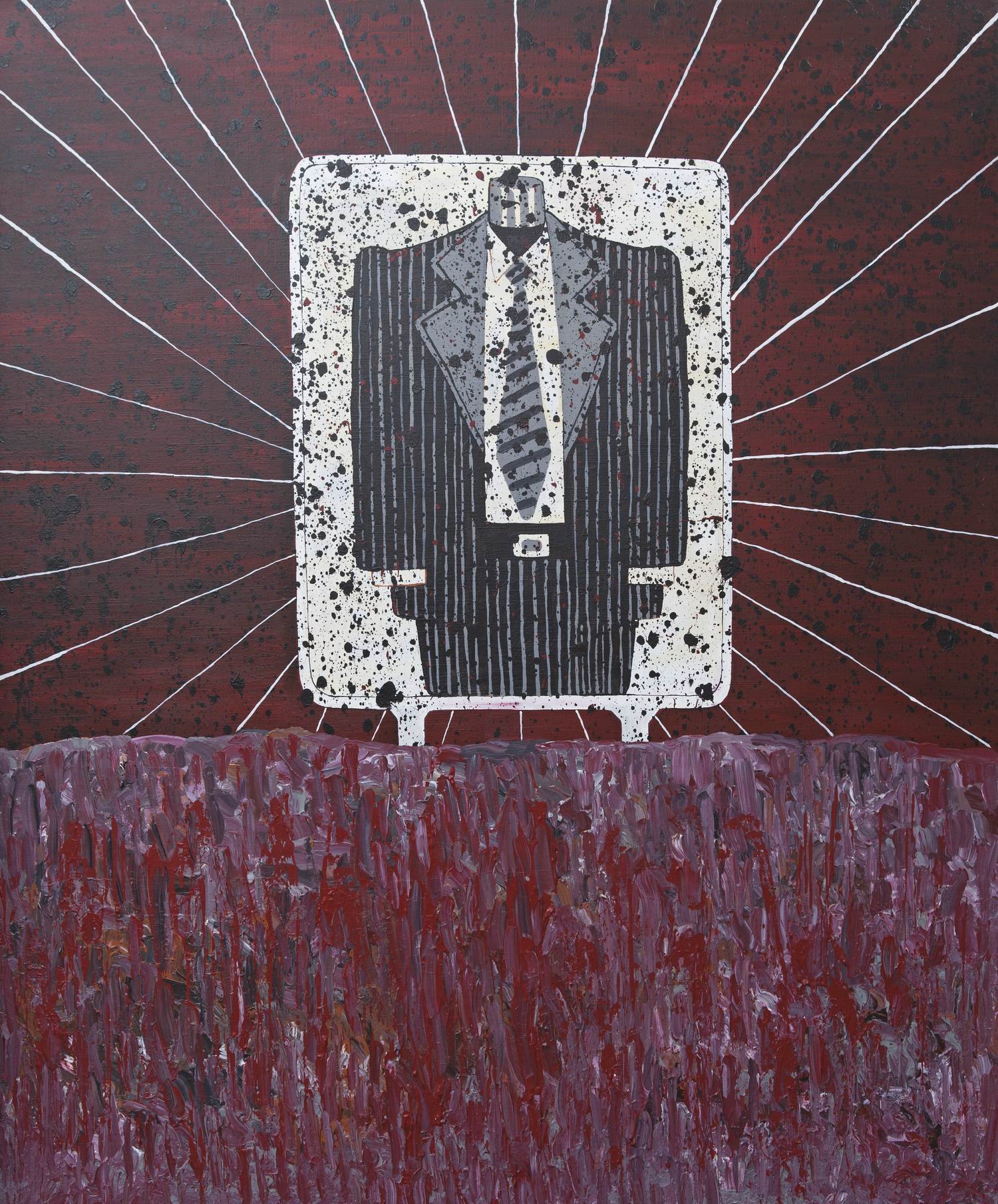 ‘道具’1.8-1.5m，布面油画+丙烯，2010