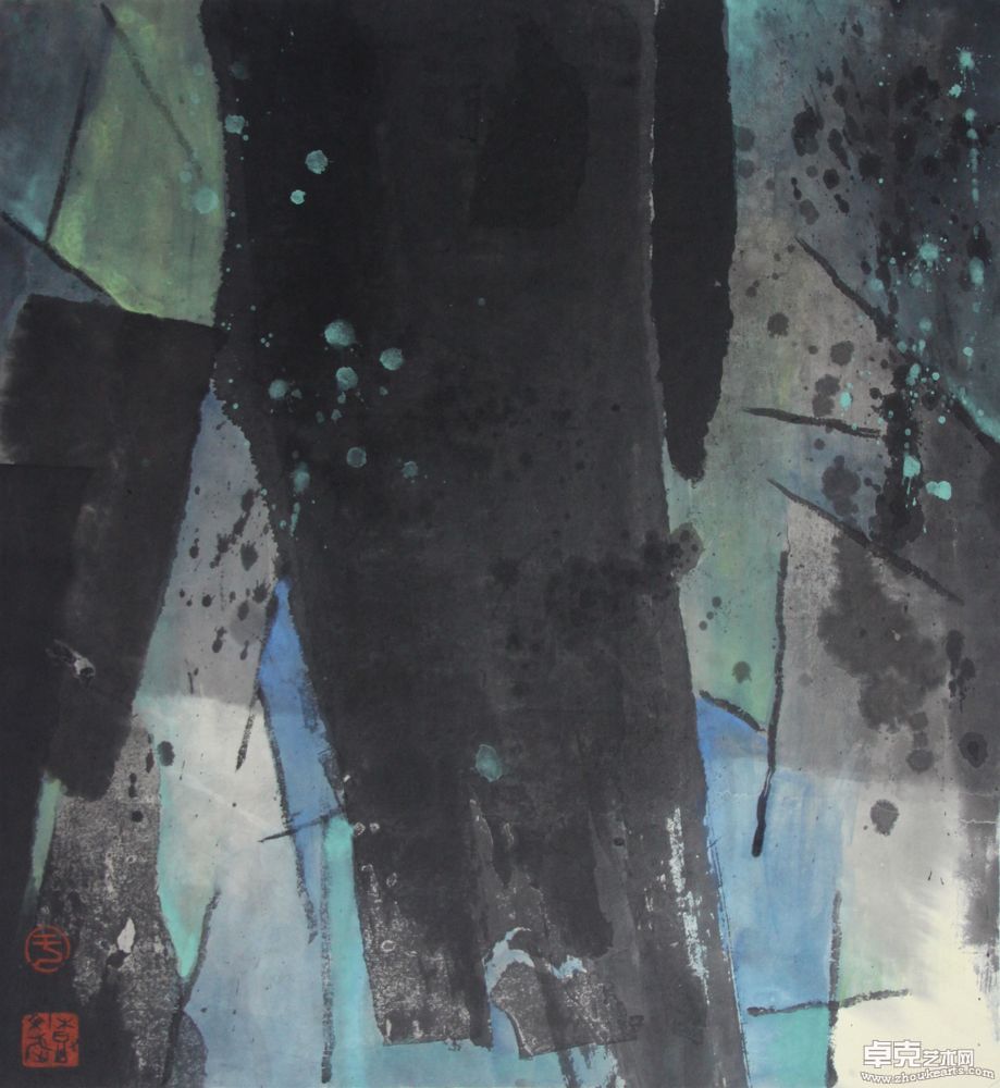 空间与选择系列之五47X44cm