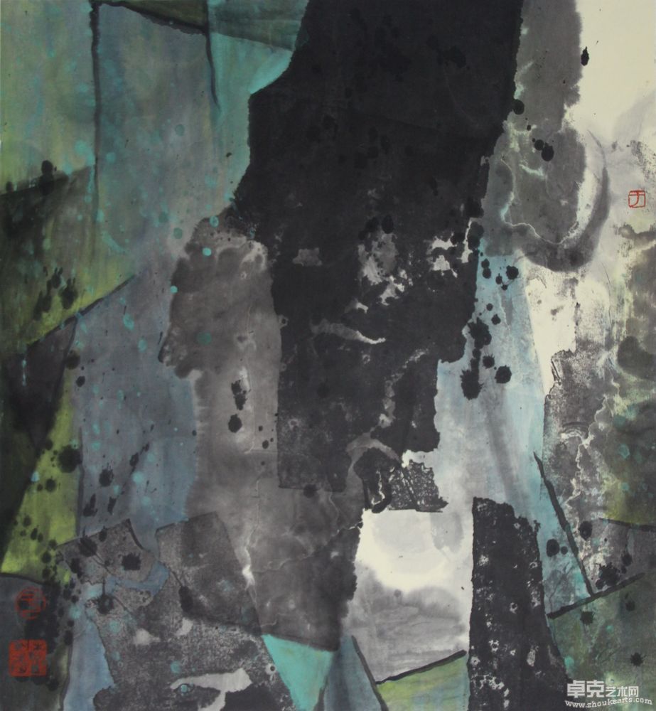 空间与选择系列之六47X44cm