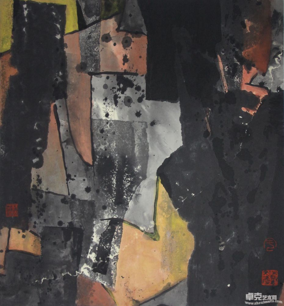 空间与选择系列之八47X44cm