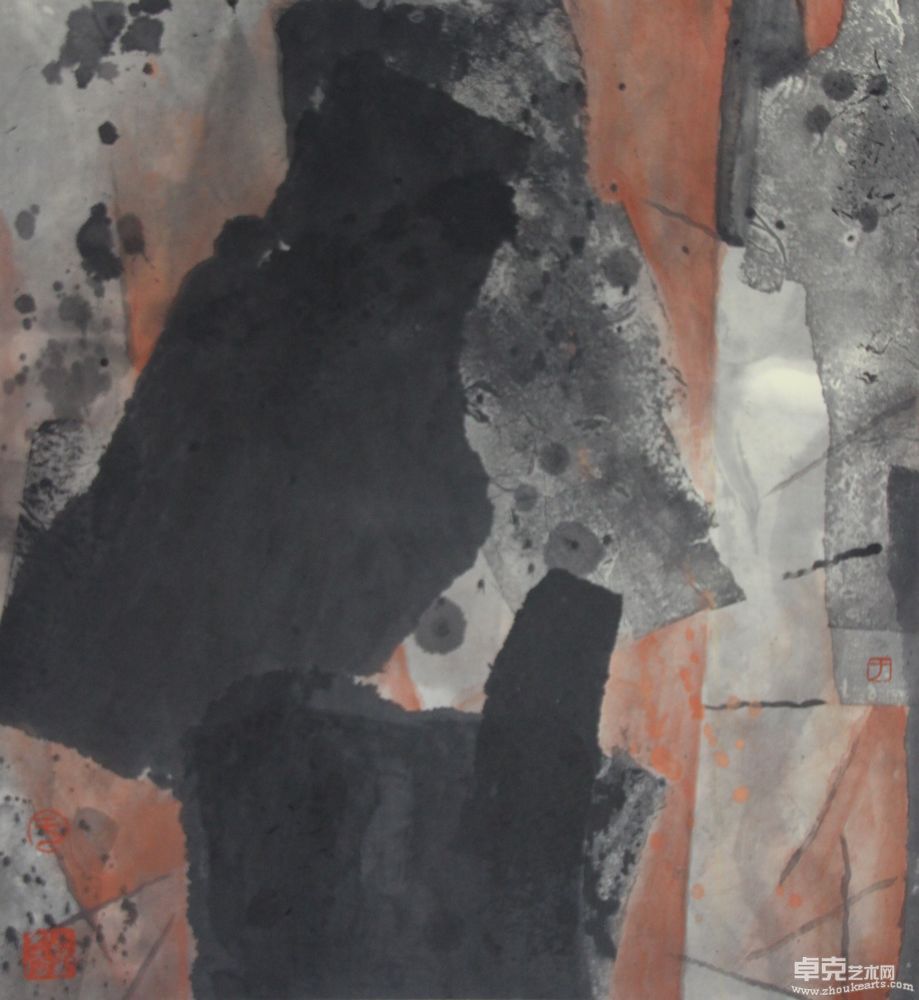 空间与选择系列之九47X44cm