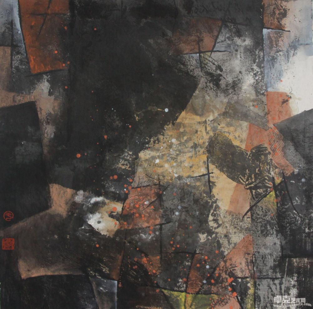 灵境·偶然与秩序2368X68cm