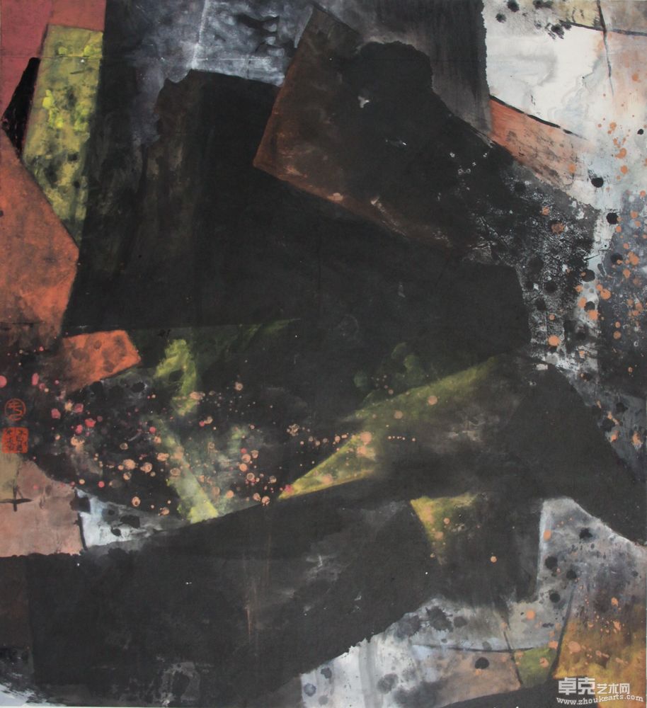 灵境·偶然与秩序2668X78cm