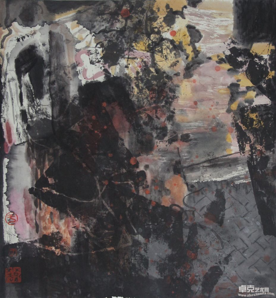 灵境·偶然与秩序347X44cm