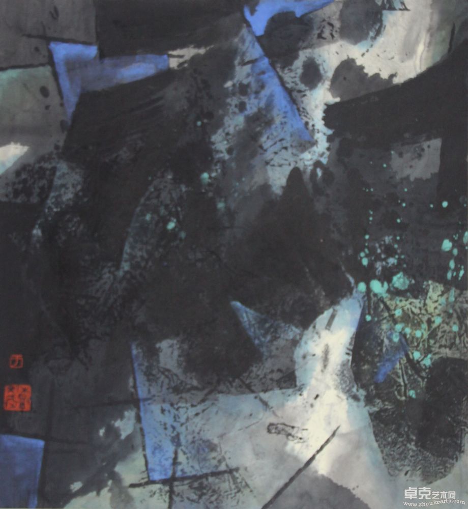 灵境·偶然与秩序447X44cm