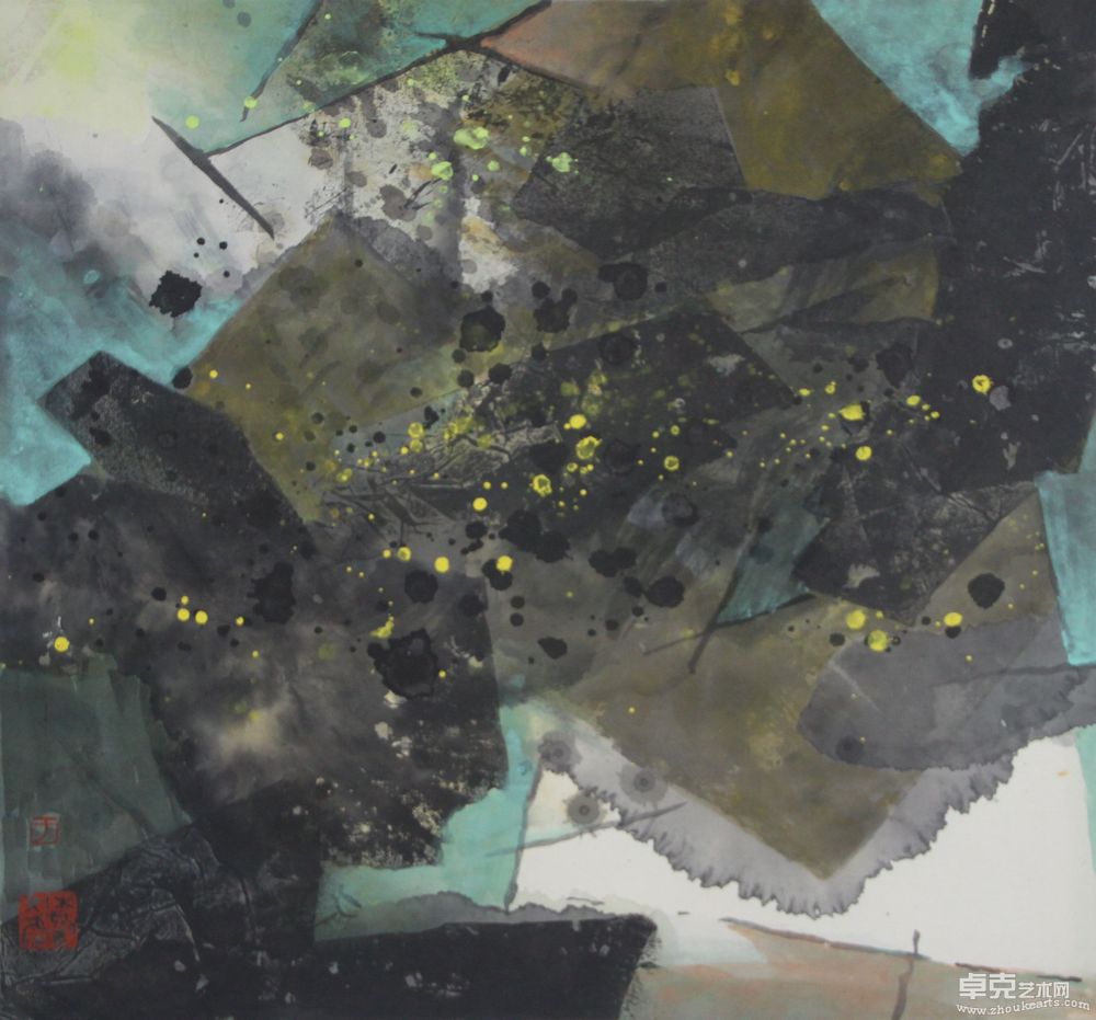 灵境·偶然与秩序647X44cm