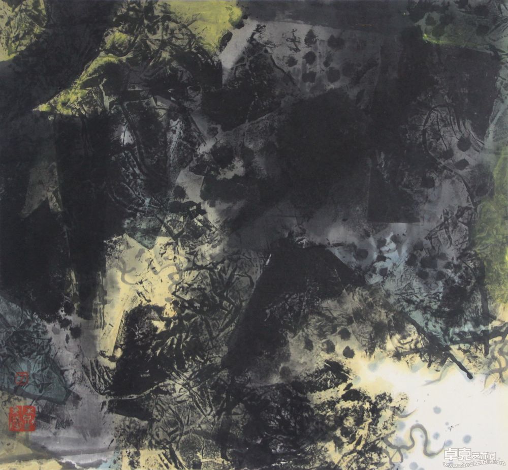 灵境·偶然与秩序1647X44cm
