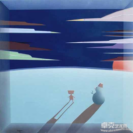 《光》150x150cm 布面丙烯 2010.11