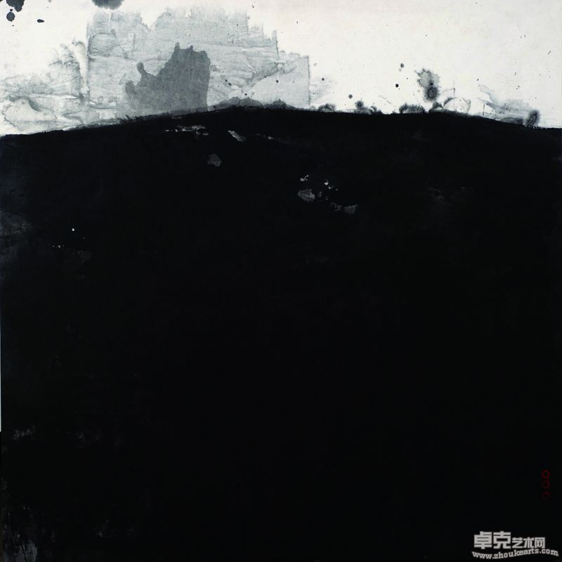 谢海 日不落 墨笔纸本 69cm×69cm 2011
