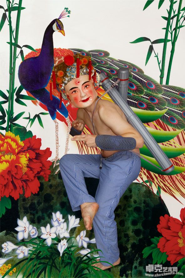 Raoul Müller（苏黎世），东游记 Journey to the East，Ink print on paper,56 x 38.5cm，2011 (5)