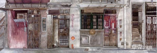 Old Memories  人去楼空 101 x 295 cm - 2008 by Leung Yun Charm