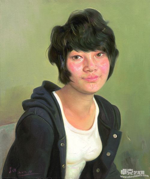 忻东旺-眸 60×50cm 2010