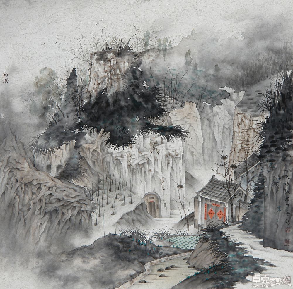 乡野清寒68X68cm