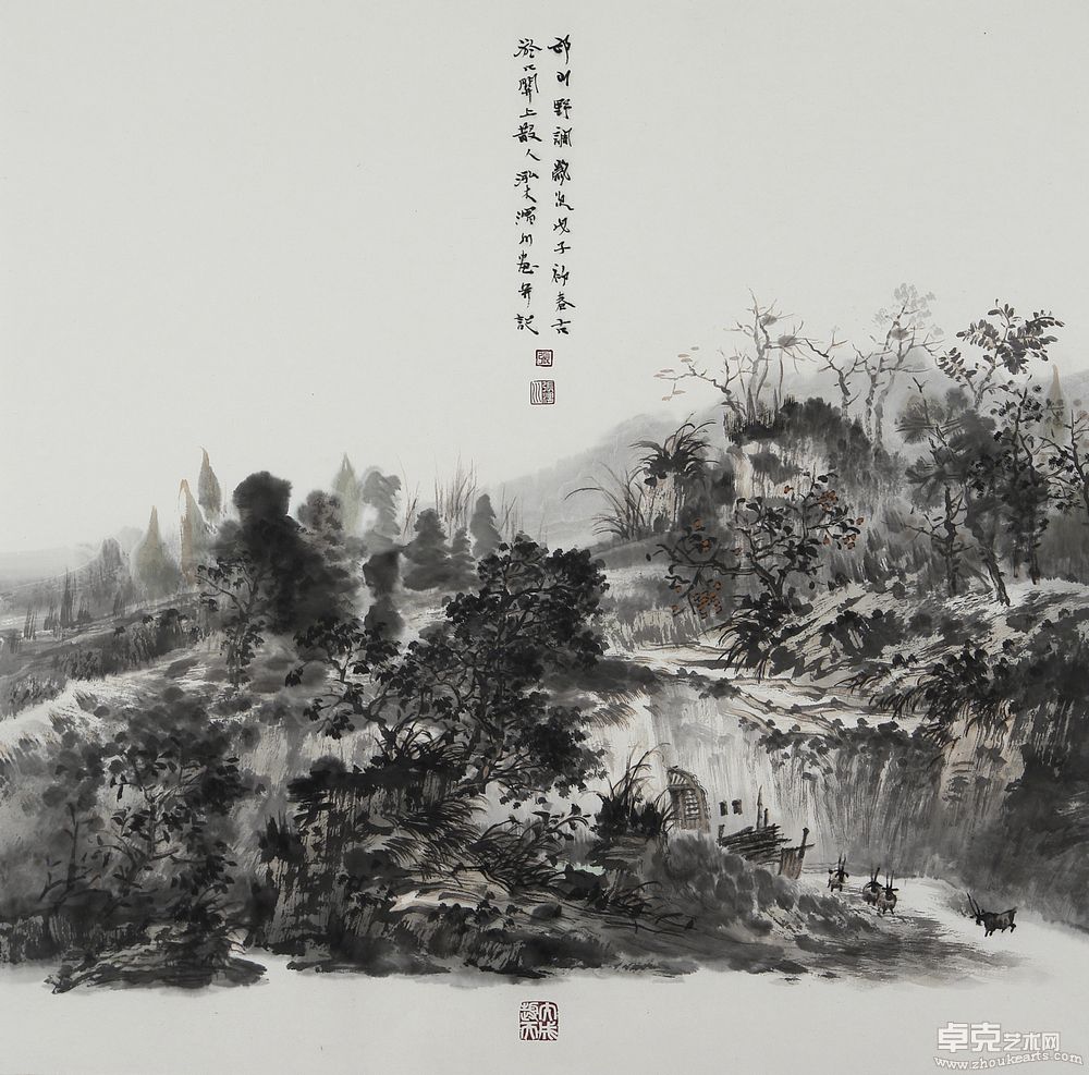 邙山野调68X68cm