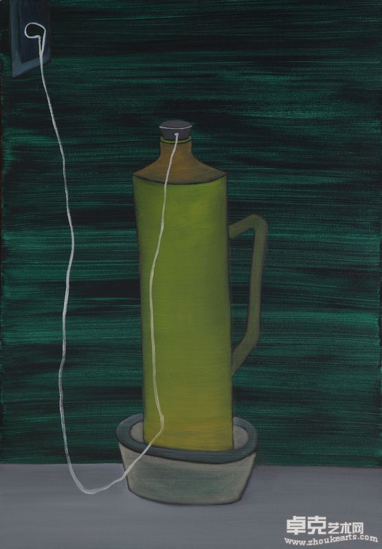 盆壶热得快插座70X100CM,布面丙烯 油画2010