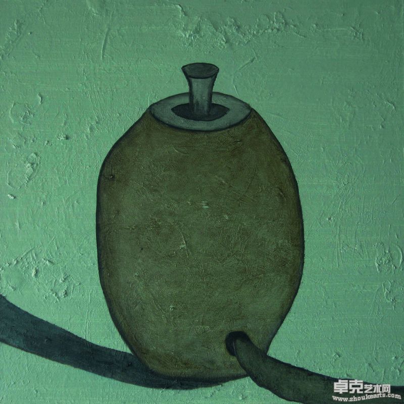 欲而不能（1），50X50CM，布面丙烯、油彩 2010
