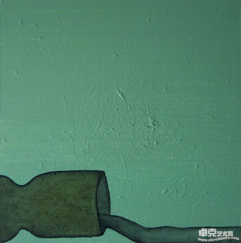 欲而不能，50X50CM，布面丙烯、油彩 2010