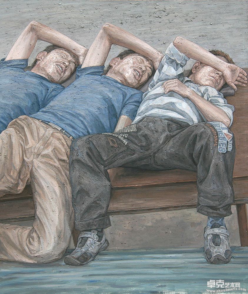 有梦2009平安之十九150X150cm