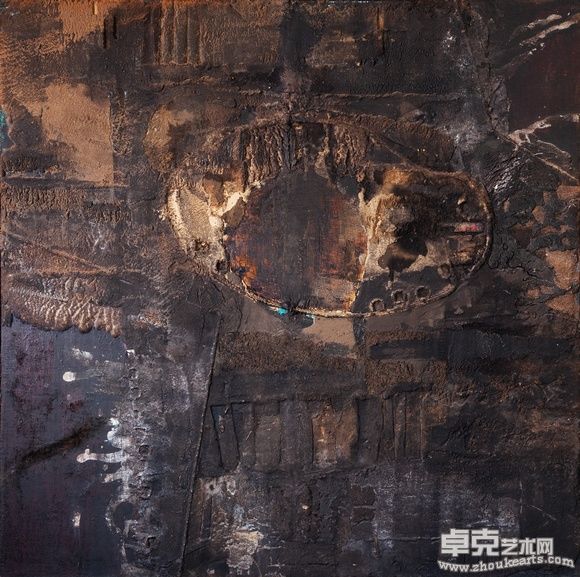 西藏系列A1Tibet SeriesA1.244X244X5cm。2010 综合材料。Mixed media