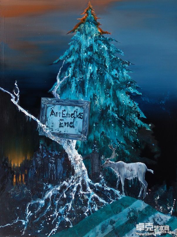 Endless End 200x1500cm 布面油画 2011small