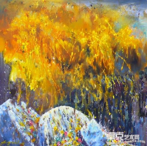陨落的蛋糕120X120cm