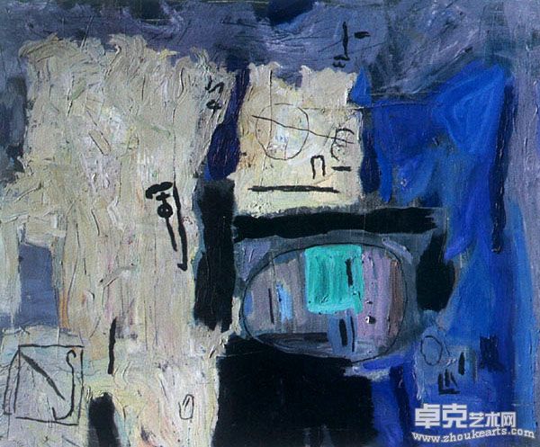 11 忧伤的蓝色 油画 60cmx50cm 2010 鞠洪琛