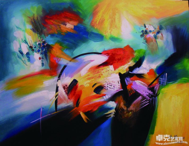 16 夏恋 油画 116.5x91cm 2010 林華